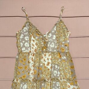Love Riche Floral Patchwork Mini Dress